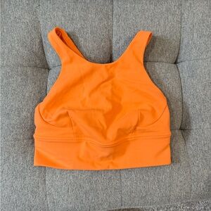 Bright Orange Sports Bra